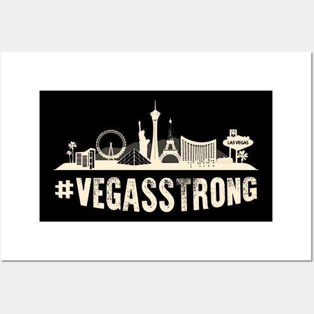 VEGAS STRONG Wall Art by franzaled